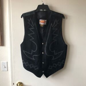 Exclusive Paragraff Clothing Co Leather Vest Size M Black GUC